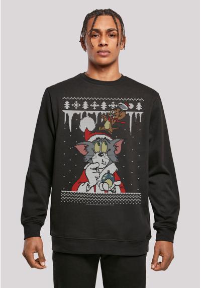 Толстовка с капюшоном Tom und Jerry Christmas Weihnachten Fair Isle