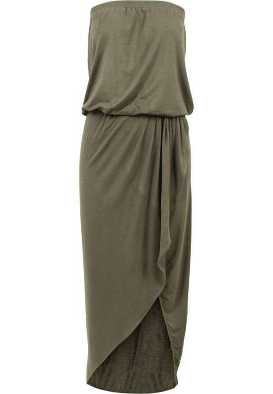Платье-рубашка Urban Classics Damen Ladies Viscose Bandeau Dress