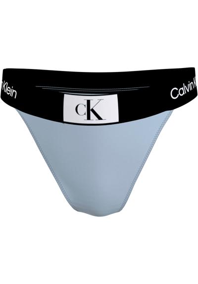 Плавки бикини с логотипом на поясе. HIGH RISE CHEEKY BIKINI