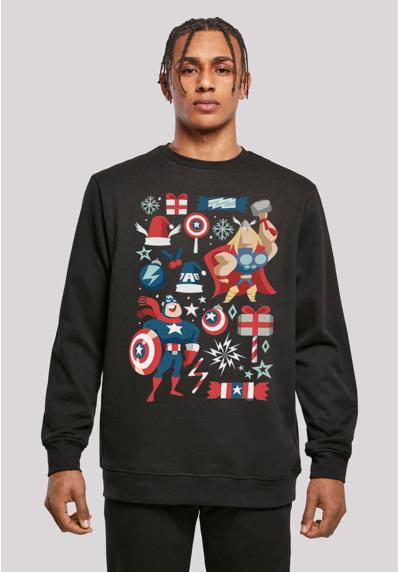 Толстовка с капюшоном Marvel Thor und Captain America christmas