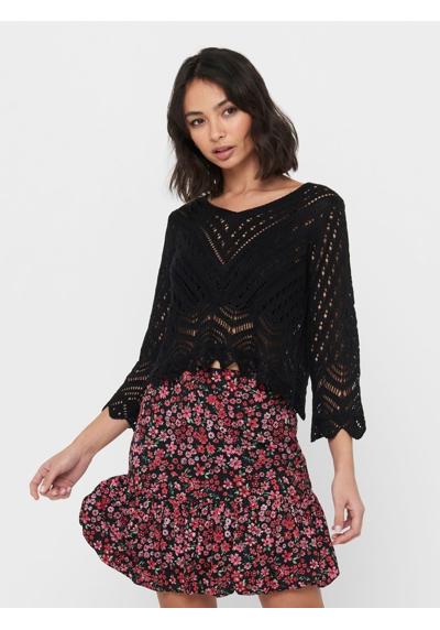 Вязаный свитер NEW SUN 3/4 CROPPED PULLOVER KNT NOOS