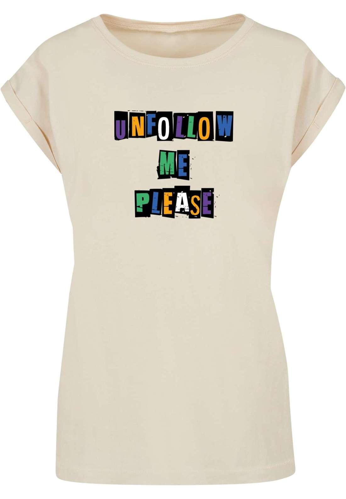 футболка Damen Ladies Please X Extended Shoulder Tee