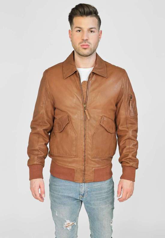 Кожаная куртка 42021286