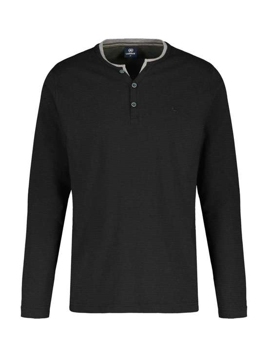 Рубашка с длинным рукавом LERROS Langarmshirt mit Serafinokragen