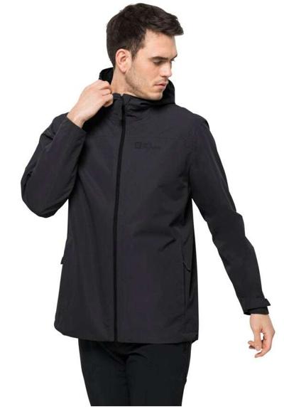 Функциональная куртка с капюшоном, водоотталкивающая, ветроотталкивающая и утепляющая.