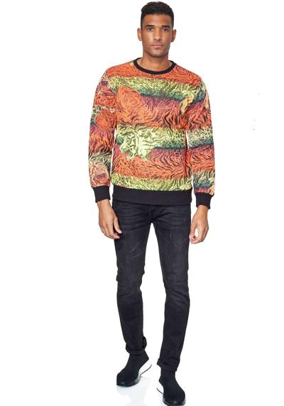 Толстовка в модном тигровом дизайне. Sweater