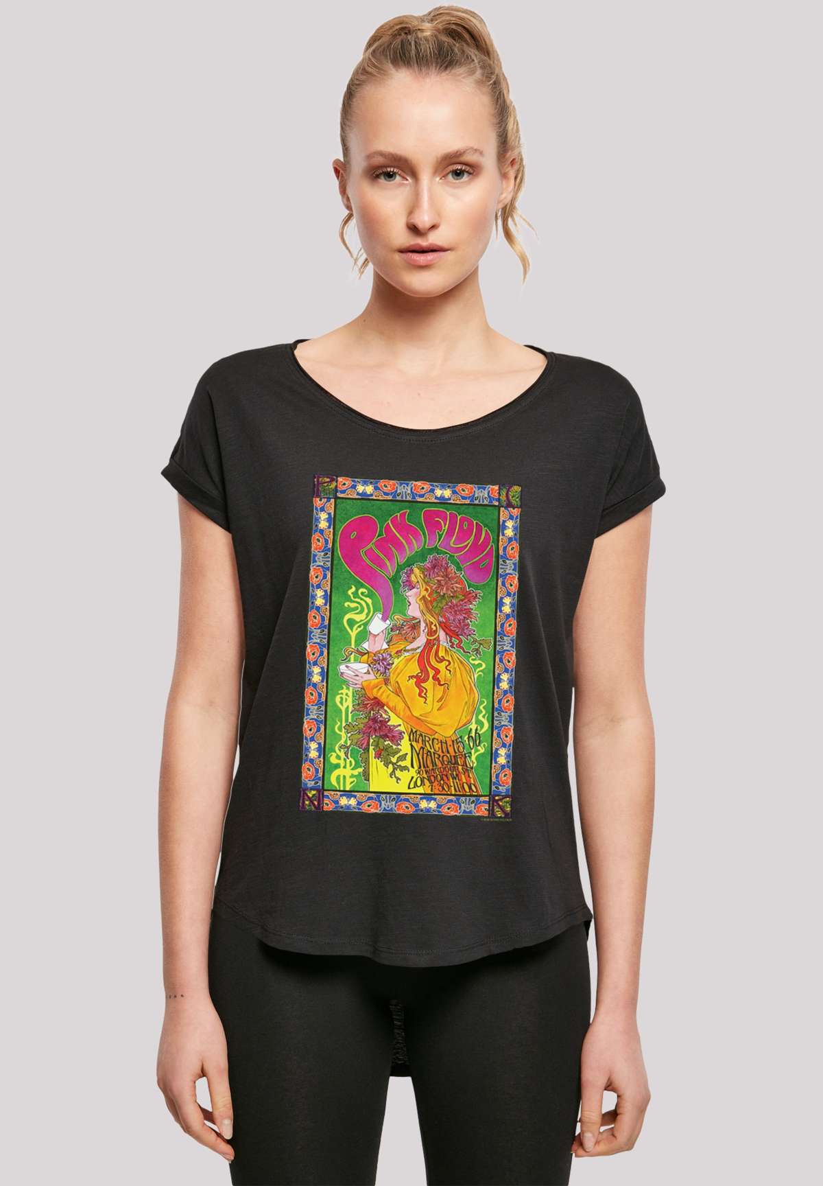 футболка Pink Floyd Marquee-1966 Ladies Long T-Shirt