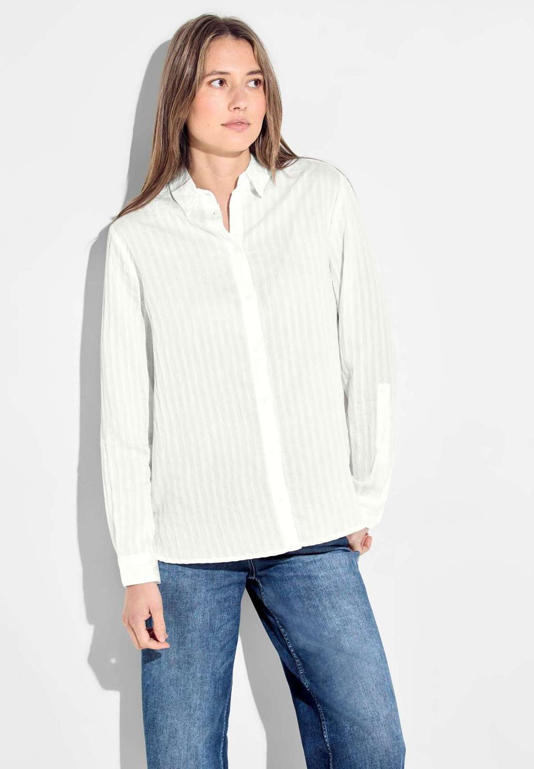 Блузка-рубашка с грубой структурой