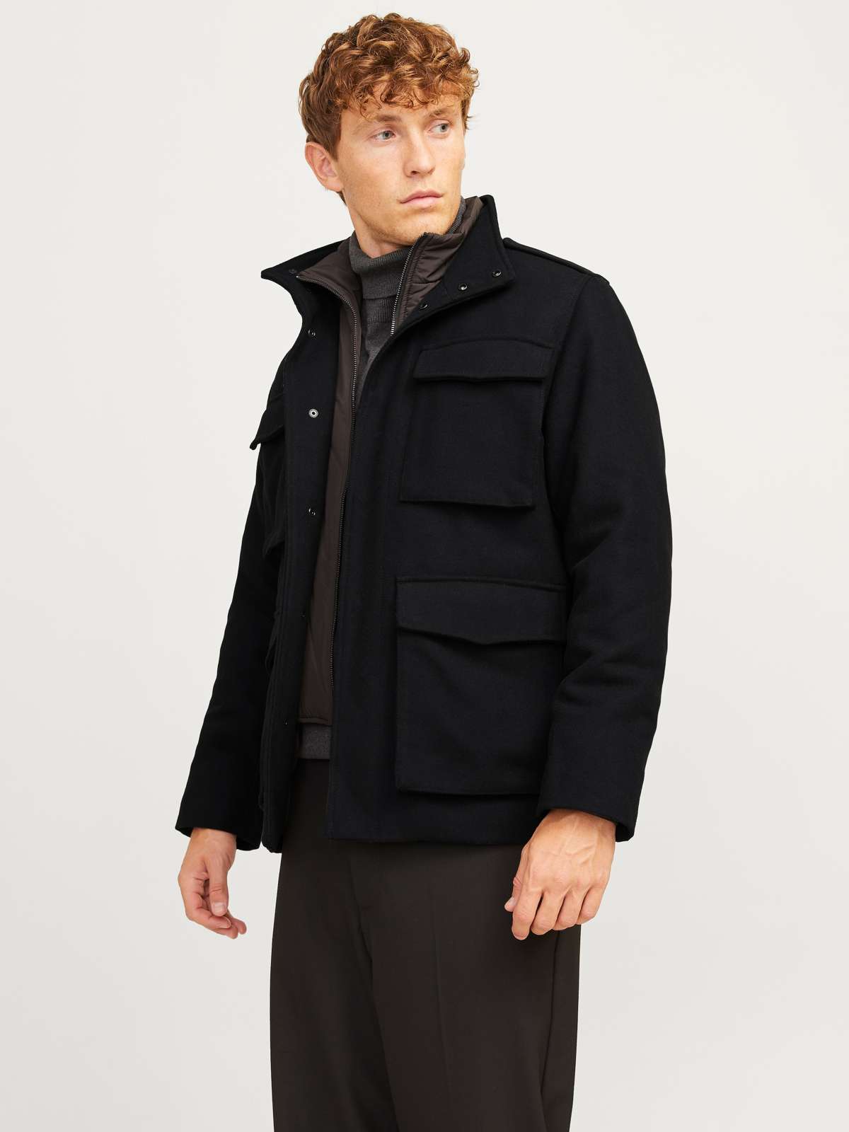Шерстяная куртка JPRCCALEX WOOL BLEND FIELD JACKET SN