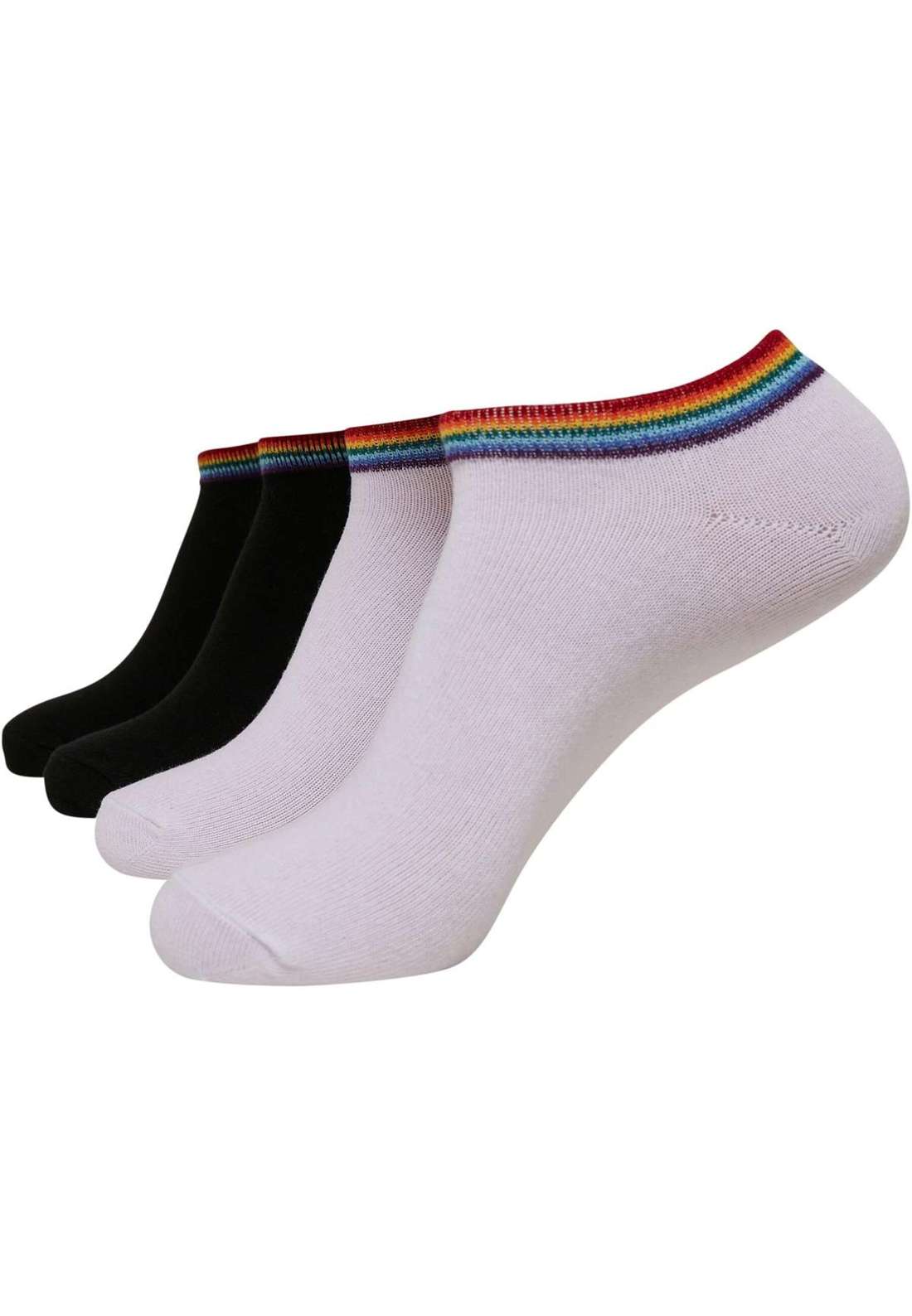 Базовые носки Urban Classics Unisex Rainbow Socks No Show 4-Pack