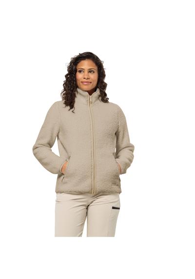 Флисовая куртка с карманами HIGH CURL JACKET W