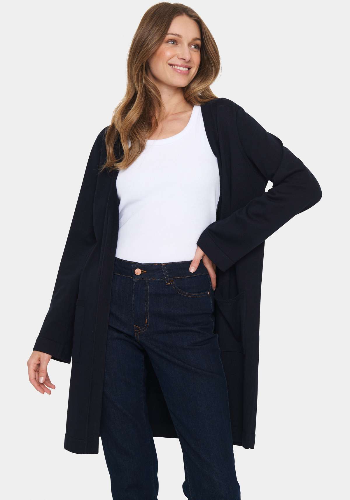 Длинный кардиган KilaSZ LS Open Cardigan