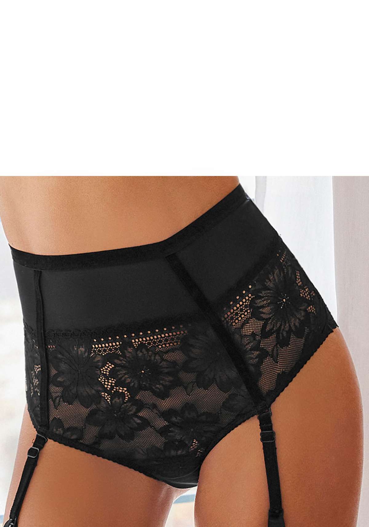Трусики с высокой талией и съемными подтяжками. Seduction