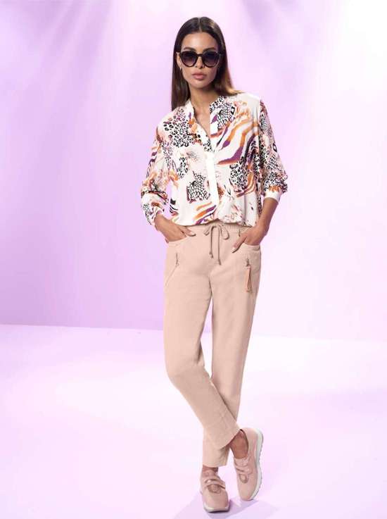 Блузка с длинными рукавами