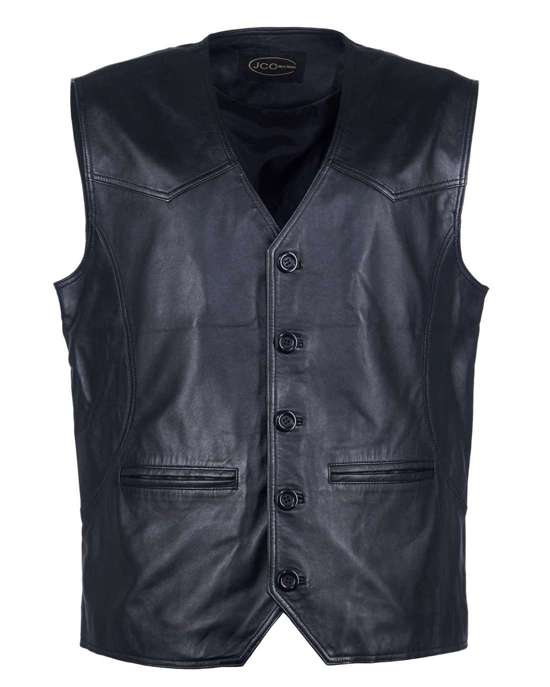Кожаный жилет Pramo 2