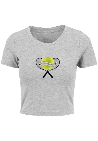 футболка Damen Ladies Tennis Tournament Cropped Tee