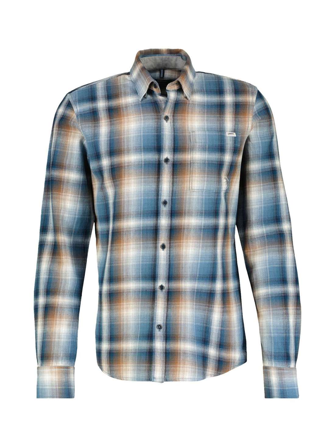 Рубашка в клетку LERROS Karohemd aus weicher Twillqualität, kariert