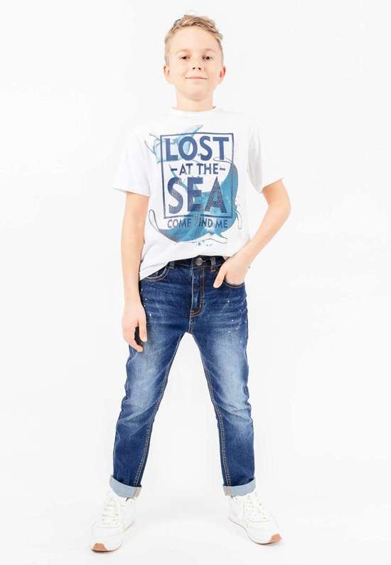 Удобные джинсы с манжетами