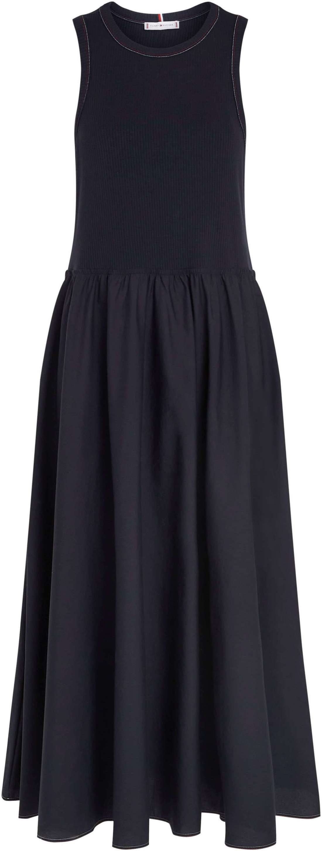 Платье А-силуэта в рубчик 5X2 RIB GBL STP MIX DRS NS