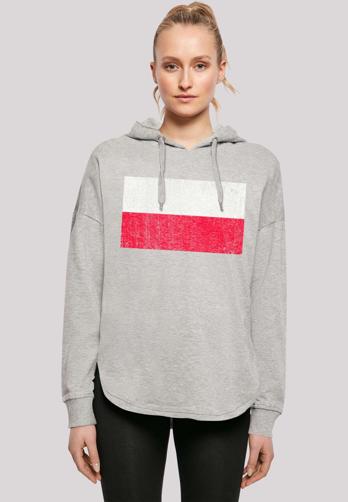 Толстовка с капюшоном Poland Polen Flagge distressed