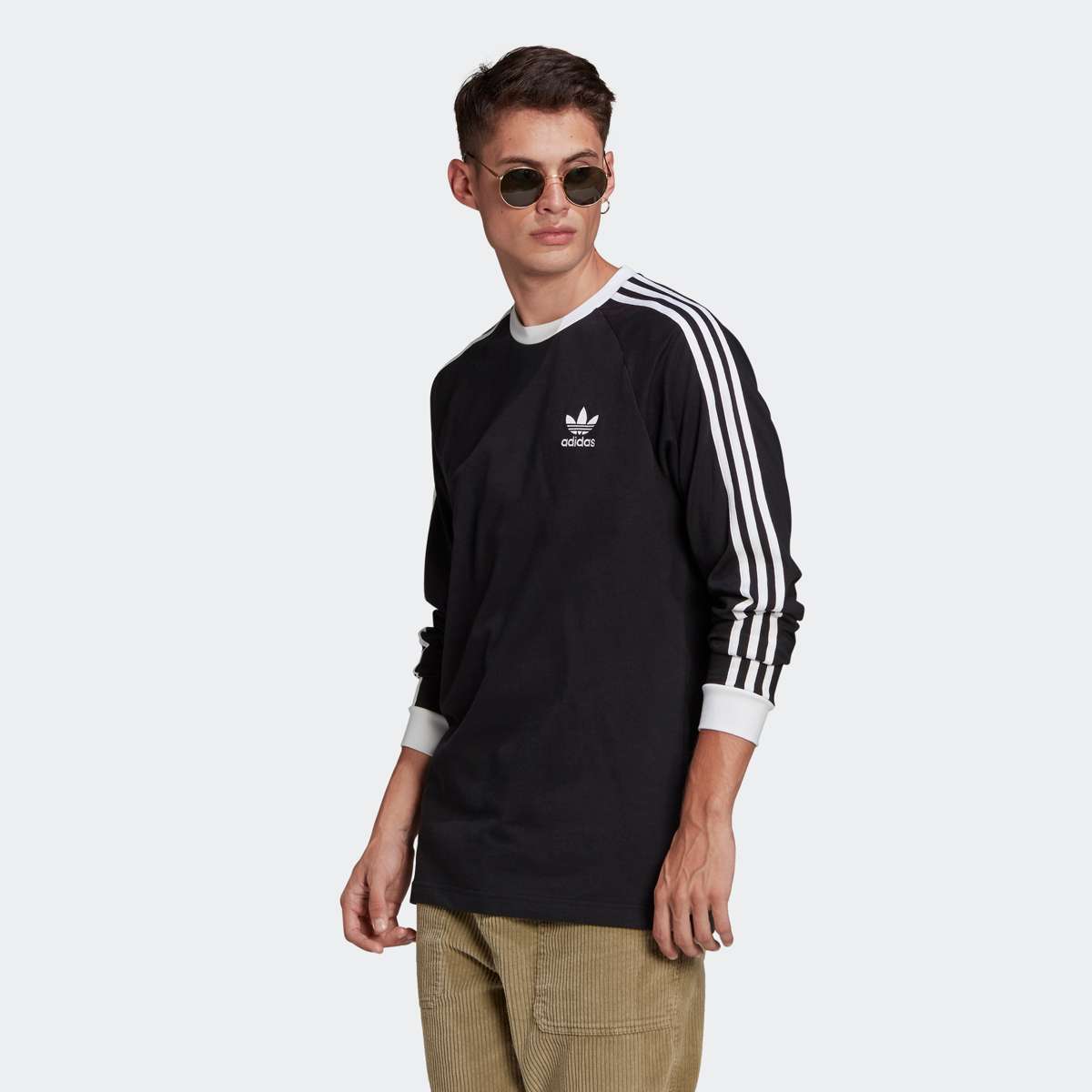 Рубашка с длинным рукавом ADICOLOR CLASSICS 3-STREIFEN LONGSLEEVE