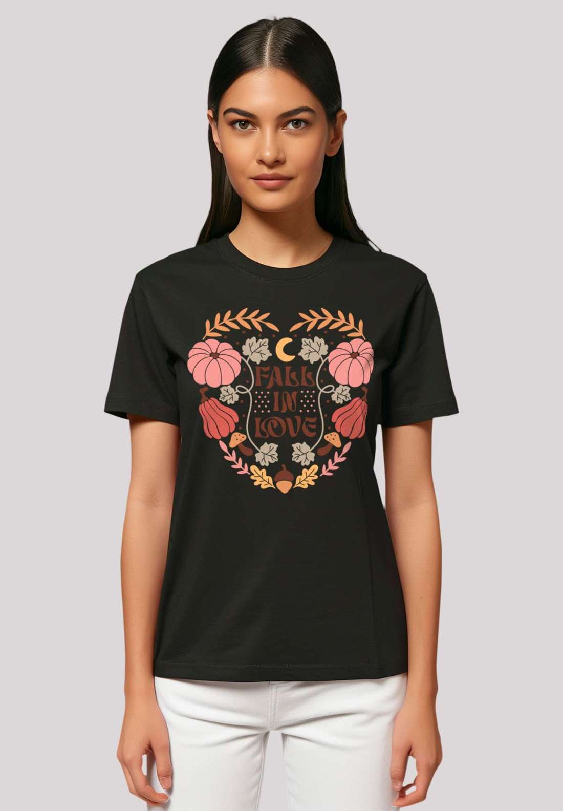 футболка Fall in love heart