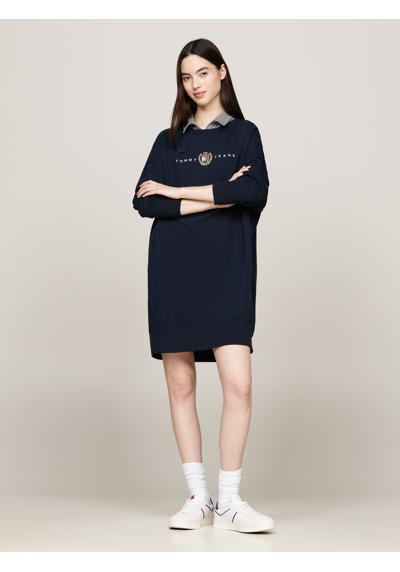 Трикотажное платье больших размеров TJW CREST LINEAR CREW DRESS EXT