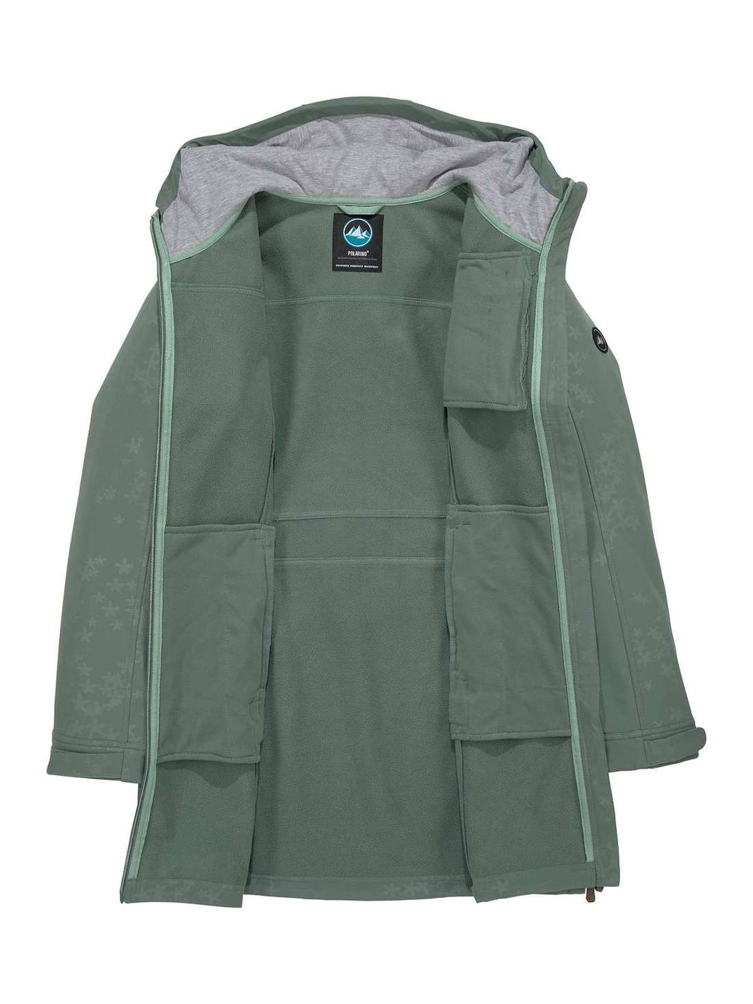 Парка с капюшоном и мягкой флисовой подкладкой. Große Größen