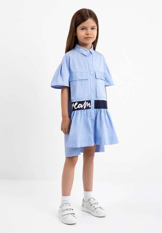 Трикотажное платье удобного кроя