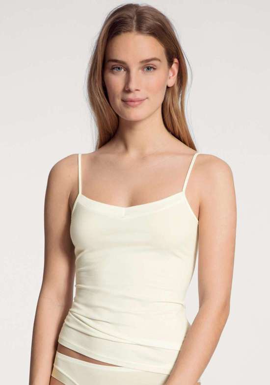 Майка с атласной вставкой в зоне декольте Cate