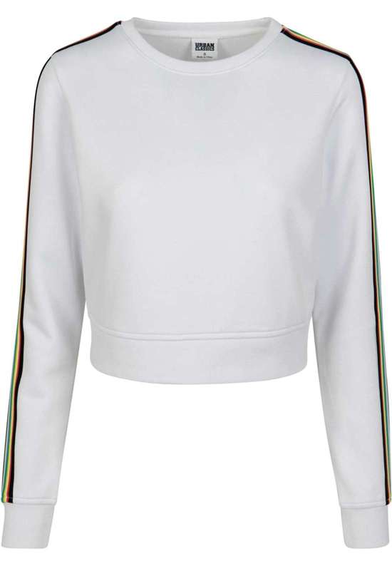 толстовка Urban Classics Damen Ladies Multicolor Taped Sleeve Crewneck