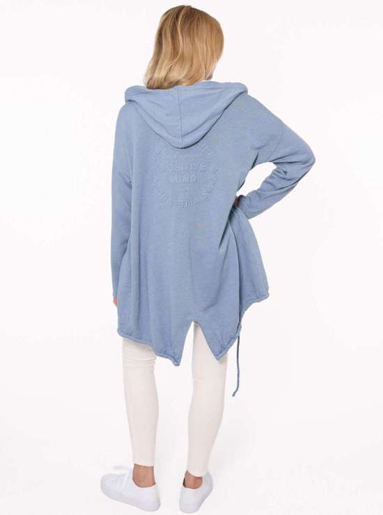 Пальто из джерси Hoodiemantel "Positive Mind"