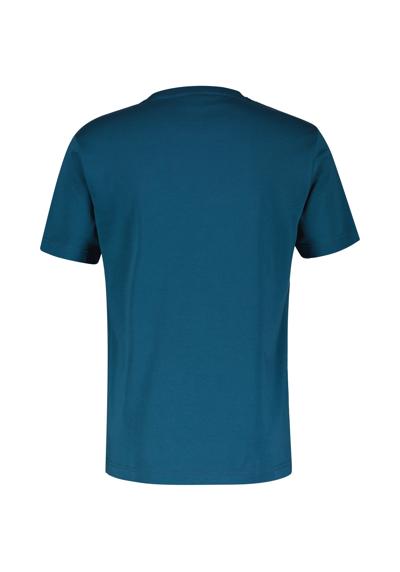 футболка LERROS T-Shirt mit Outdoorprint und Rundhalsauschnitt