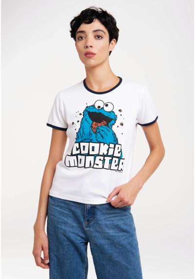 Футболка с лицензионным принтом Sesamstrasse - Krumelmonster