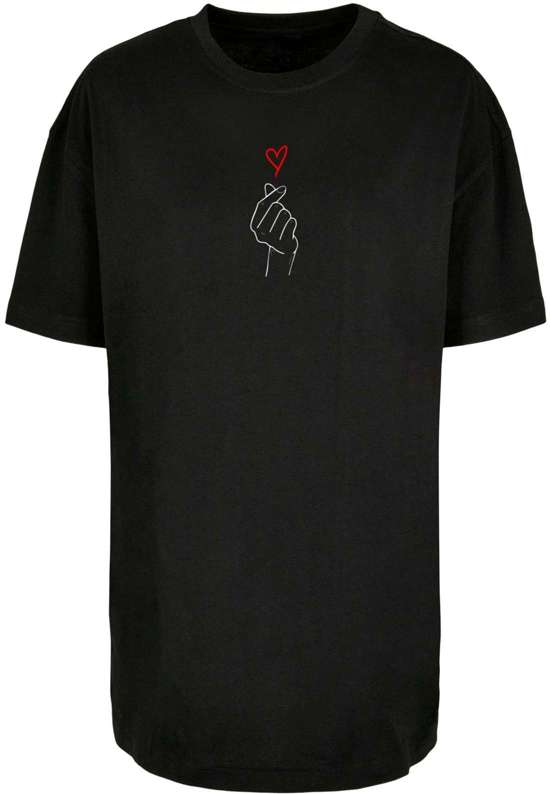 футболка Damen Ladies K Heart Oversized Boyfriend Tee