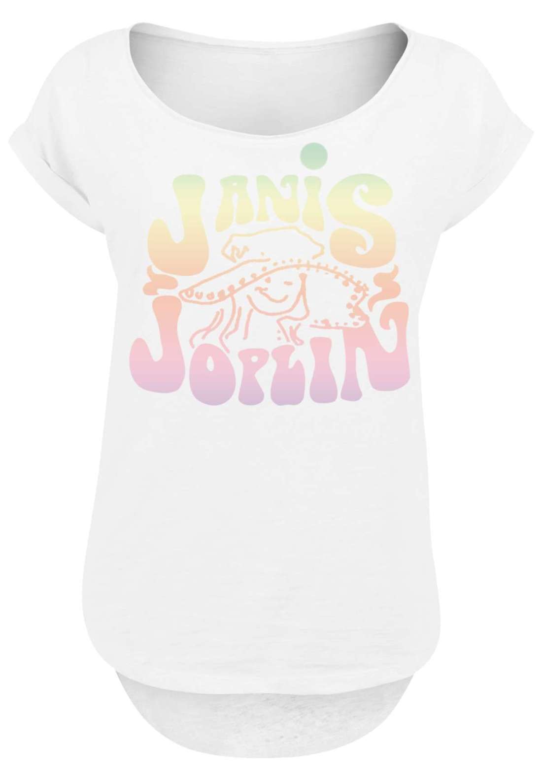 футболка PLUS SIZE Janis Joplin Pastel Logo