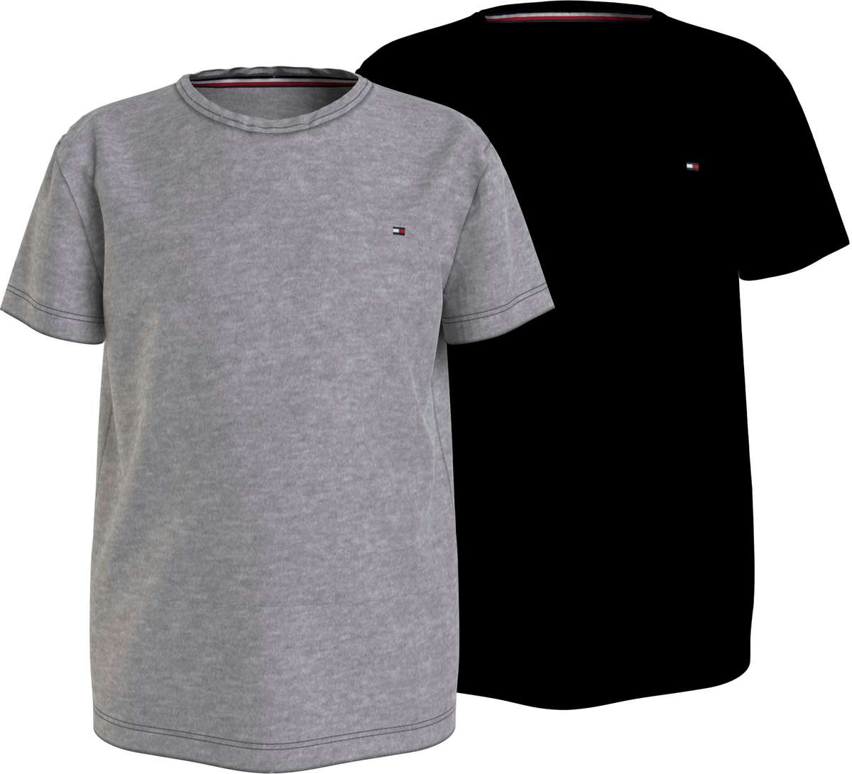 Рубашка с коротким рукавом (2 шт. в упаковке) с фирменным лейблом Tommy Hilfiger