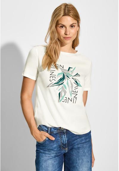 Футболка с вырезом «лодочка»