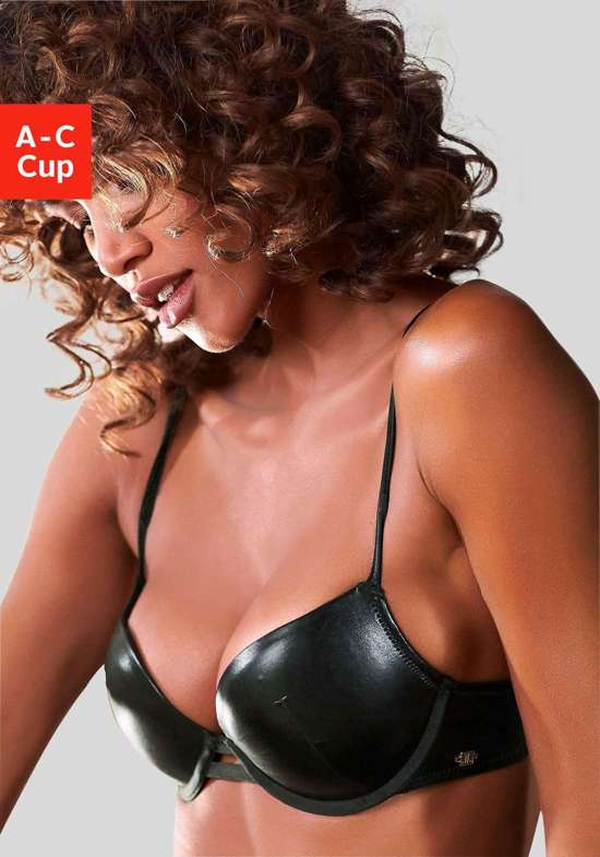 Бюстгальтер пуш-ап под кожу со встроенными подушечками (искусственная кожа)