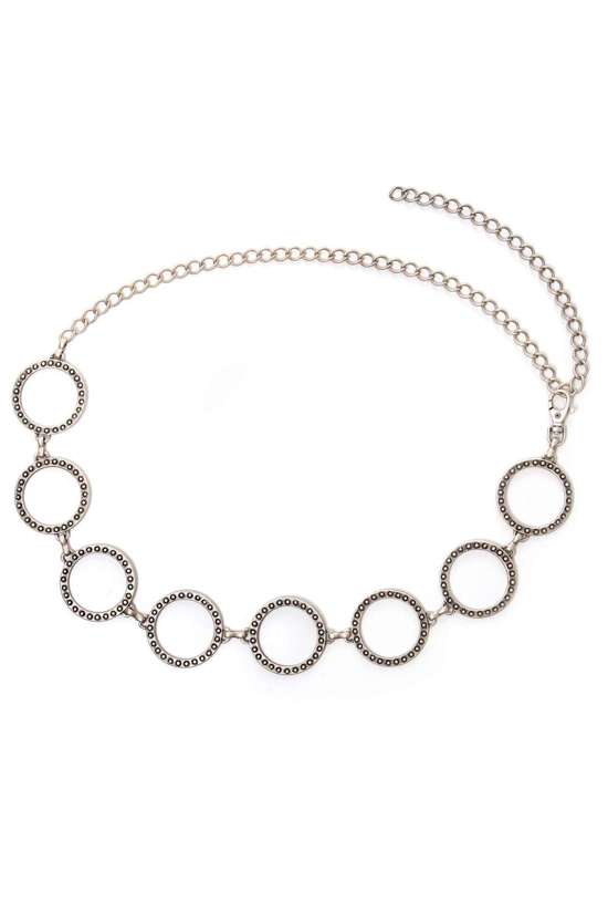 Ремень-цепочка с кольцами Ennie