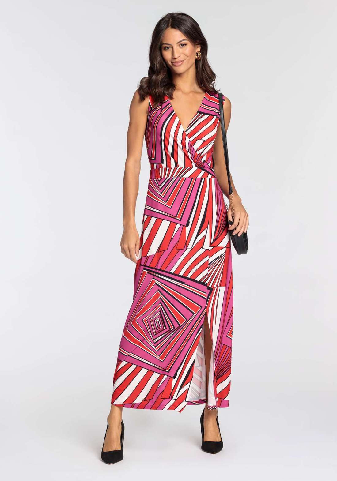 Платье макси с V-образным вырезом – НОВАЯ КОЛЛЕКЦИЯ