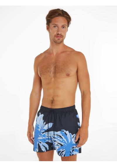 плавки-шорты с пальмовым принтом MEDIUM DRAWSTRING PLACED