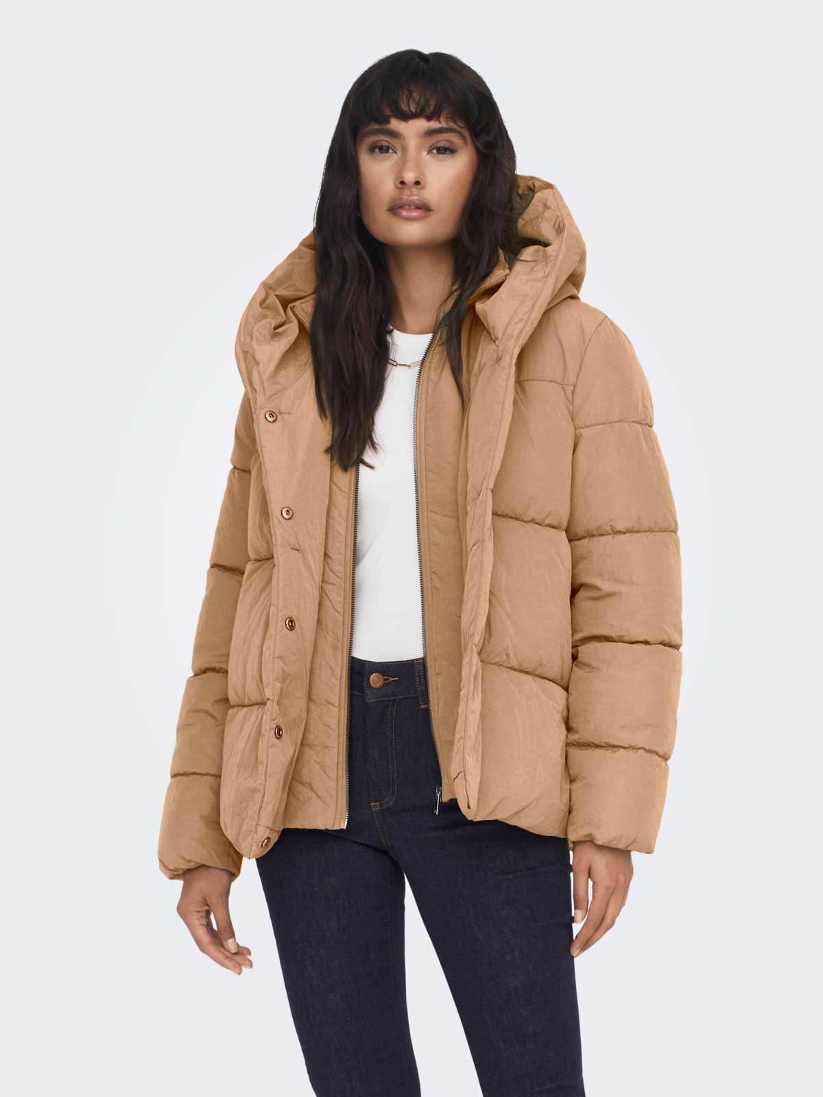 Стеганая куртка с капюшоном ONLNEWSYDNEY SARA PUFFER JACKET CC OTW