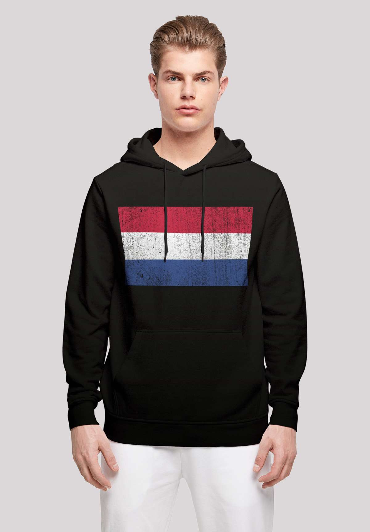 Толстовка с капюшоном Netherlands NIederlande Holland Flagge distressed
