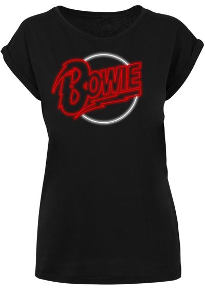футболка David Bowie Neon Logo
