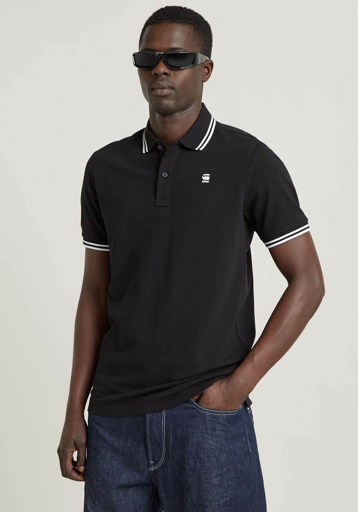 рубашка поло Poloshirt Dunda slim stripe