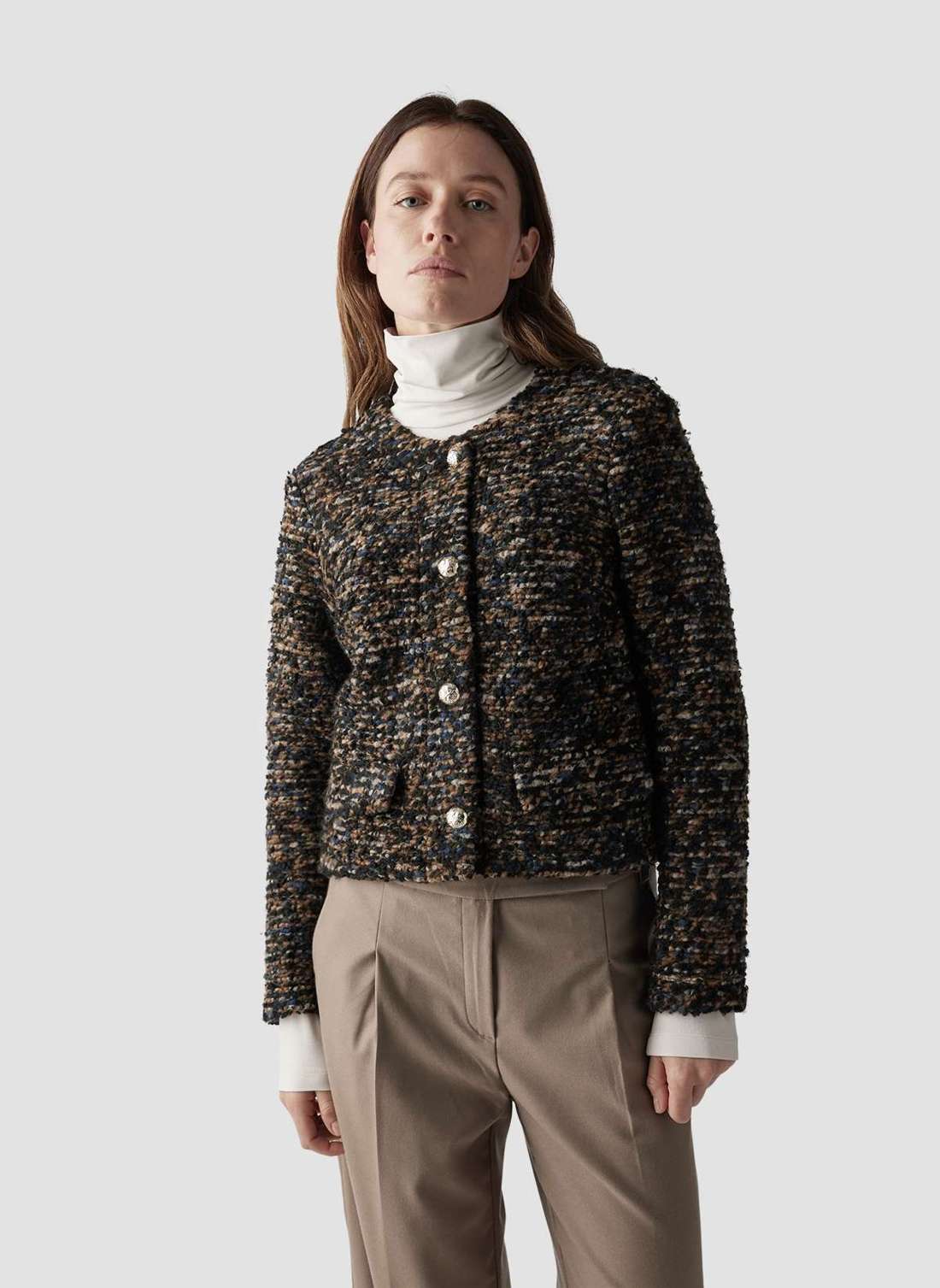 Блуза Eleganter Blouson für Anlässe und Freizeit