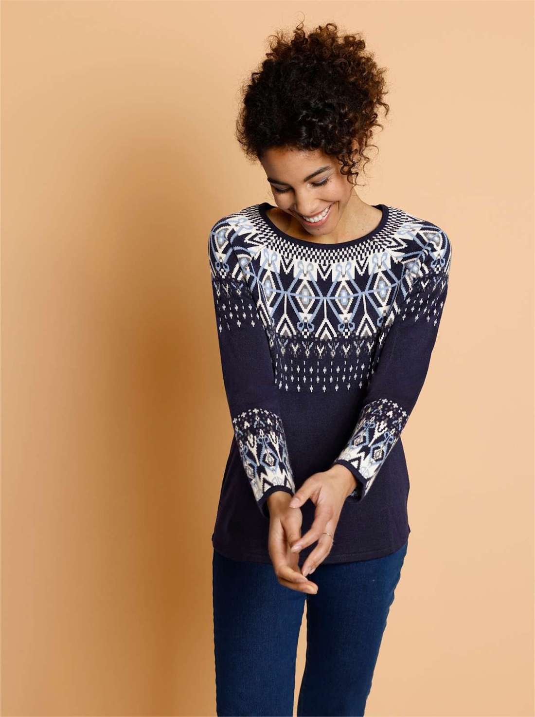 Жаккардовый свитер Pullover