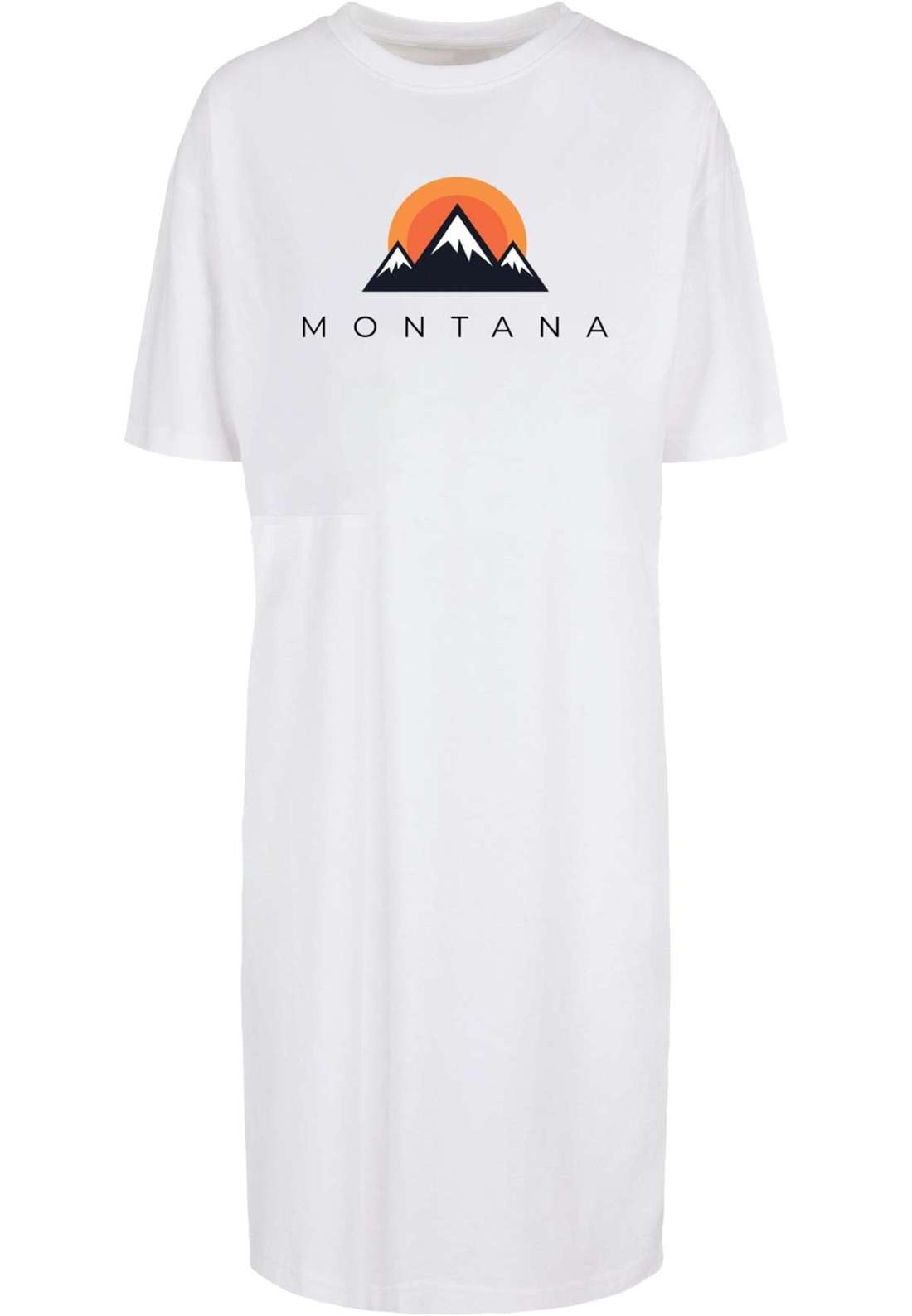 Платье-рубашка Damen Ladies Montana Organic Oversized Slit Tee Dress