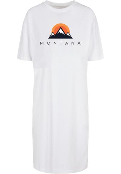 Платье-рубашка Damen Ladies Montana Organic Oversized Slit Tee Dress